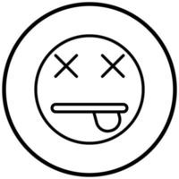 Dead Icon Style vector