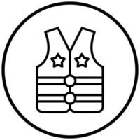 Life Vest Icon Style vector