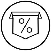 Label Icon Style vector