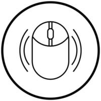 Wireless Mouse Icon Style vector