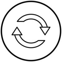 Rotation Icon Style vector
