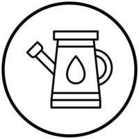 Watering Can Icon Style vector