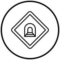 Tunnel Icon Style vector