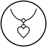 Wedding Locket Icon Style vector