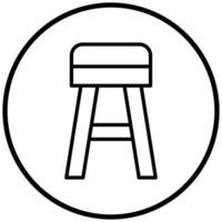 Stool Icon Style vector