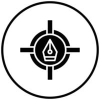 Target Icon Style vector