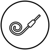 Party Blower Icon Style vector