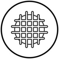 Waffle Icon Style vector