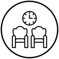 Waiting Room Icon Style vector