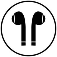 Earbuds Icon Style vector