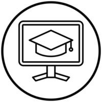 E-learning Icon Style vector