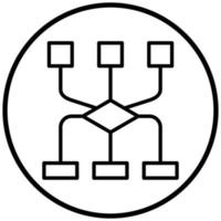 Flowchart Icon Style vector