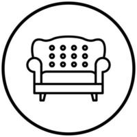 Sofa Icon Style vector