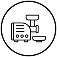 Meat Grinder Icon Style vector