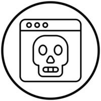Malware Icon Style vector