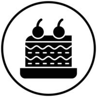 Cake Piece Icon Style vector