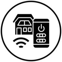 Home Control Icon Style vector