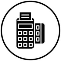 Pos Terminal Icon Style vector