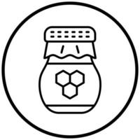 Honey Jar Icon Style vector