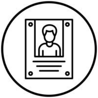 Wanted Icon Style vector