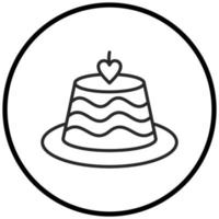 Pudding Icon Style vector