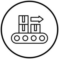 Conveyor Belt Icon Style vector