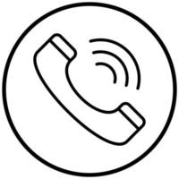 Phone Dial Icon Style vector