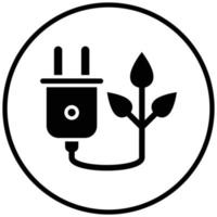 Sustainable Energy Icon Style vector