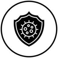 Virus Protection Icon Style vector