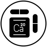 Calcium Icon Style vector