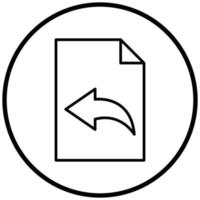 Import Icon Style vector