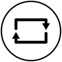 Rectangular Arrow Icon Style vector