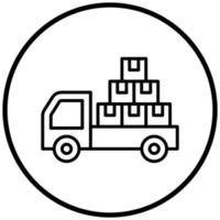 Freight Icon Style vector