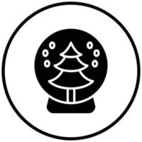 Snow Globe Icon Style vector