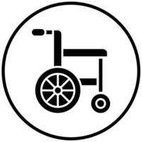 Wheelchair Icon Style vector