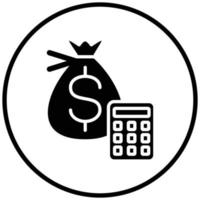 Budget Icon Style vector