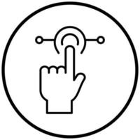 Interactive Icon Style vector