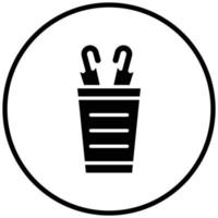 Umbrella Stand Icon Style vector