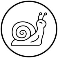 Snail Icon Style vector