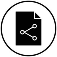 Content Sharing Icon Style vector