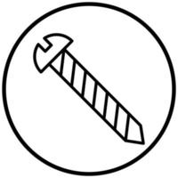 Screws Icon Style vector