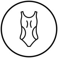 Swimsuit Icon Style vector