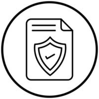 Safe Icon Style vector