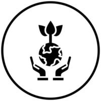 Earth Day Icon Style vector