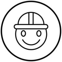 Engineer Icon Style vector