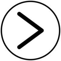 Right Chevron Icon Style vector