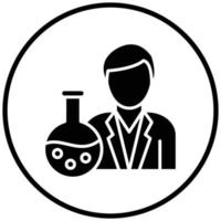 Chemist Icon Style vector
