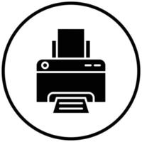 Printer Icon Style vector