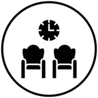 Waiting Room Icon Style vector