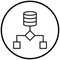 Data Flow Icon Style vector